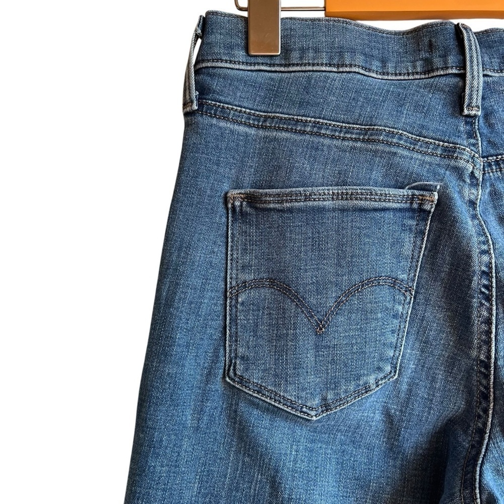 Levi’s Slimming Straight Jeans Dark Wash 28 Lavender Hill - Picture 10 of 15